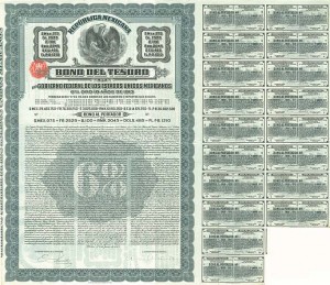 Republica Mexicana Bono del Tesoro �100 1913 - PRICE UPON REQUEST
